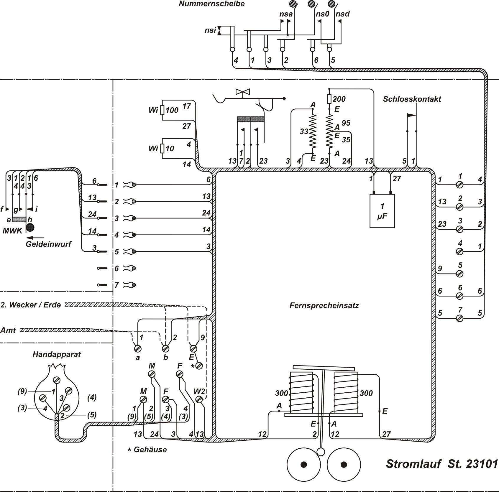 Schaltung OM 33a Lorenz